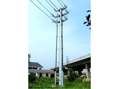 电力杆基础，电力杆基础，霸州市金属钢杆厂图1