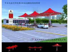 各类加油站膜结构膜材加工图1