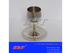 家用/酒店不锈钢金边酒杯红酒杯高脚杯