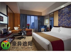 电动窗帘定做,酒店电动窗帘定做,别墅电动窗帘定做,豪异供应图1
