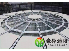 玻璃顶电动天棚帘,天棚帘,上海电动天棚帘,电动遮阳帘,豪异供图1