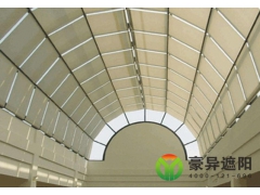 玻璃顶遮阳帘,电动遮阳帘,电动天棚帘,豪异供图1