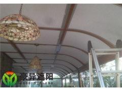 阳光房遮阳帘_蜂巢天棚帘_阳光房遮阳天棚帘_豪异供图1