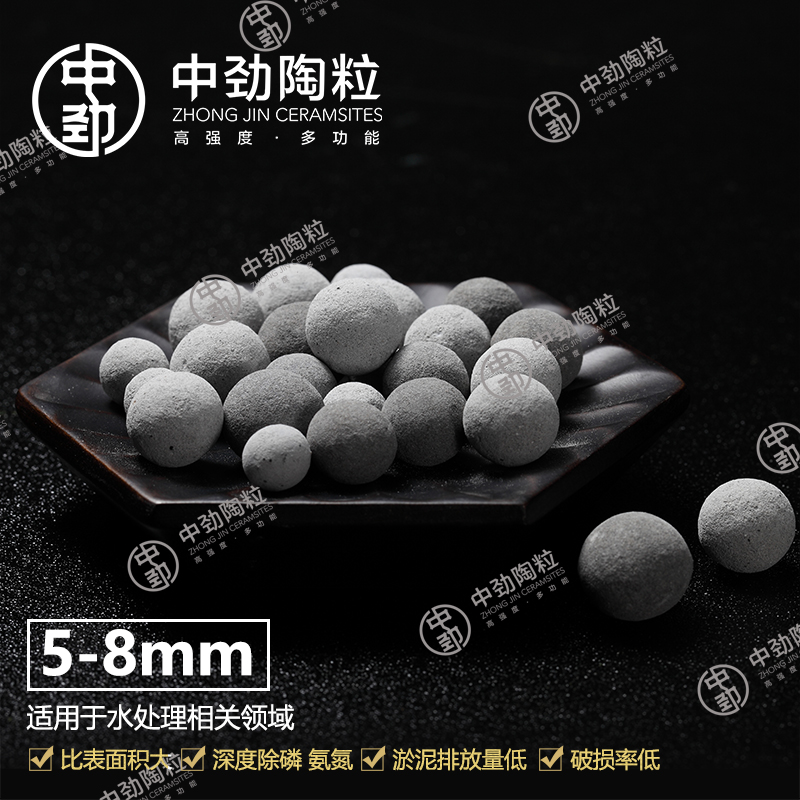中劲品牌 多功能硅酸盐陶粒 墨炭石 厂家直销图2