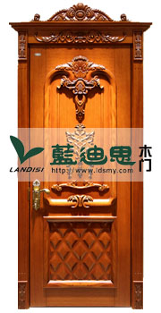 河南最长寿款式★雕花套色烤漆门 欢迎来厂考察图3
