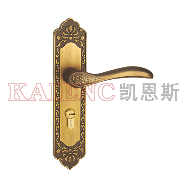 凯恩斯五金 锌合金欧式门锁批发 房间门锁厂家图2