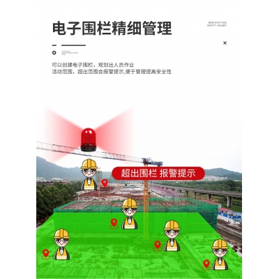 厂家供应纯定位安全帽/4G智能安全帽图3