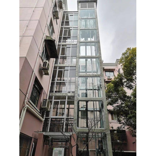 济南酒店电梯装饰扶梯客梯大厦别墅电梯装饰翻新图1