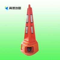 高德定位声光路锥 联网声光预警路锥报价